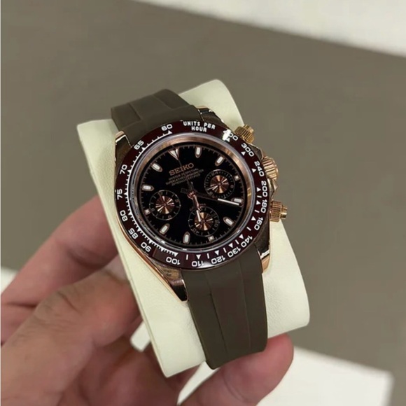 Seiko Mod: Caramel Mocha Daytona - Picture 3 of 14